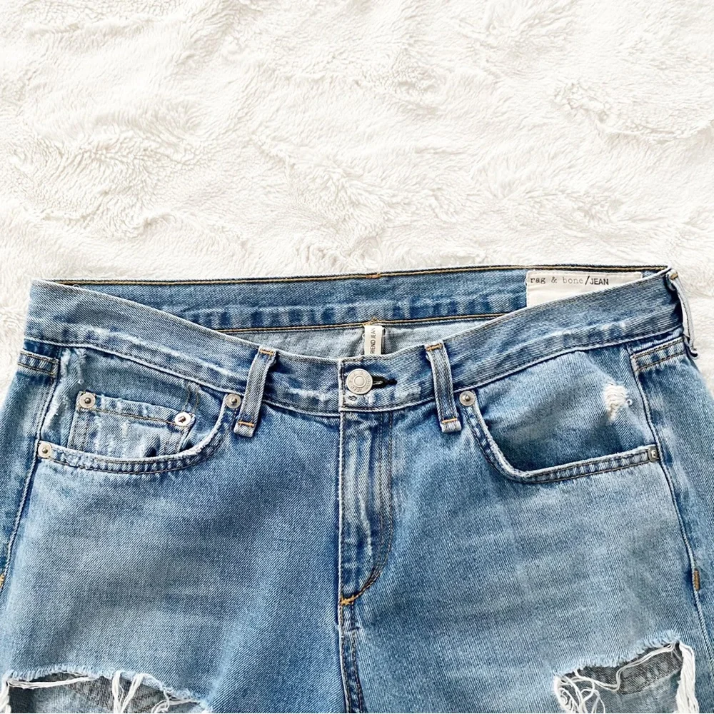rag & bone • destroyed boyfriend jeans | 28 - Picture 12 of 16